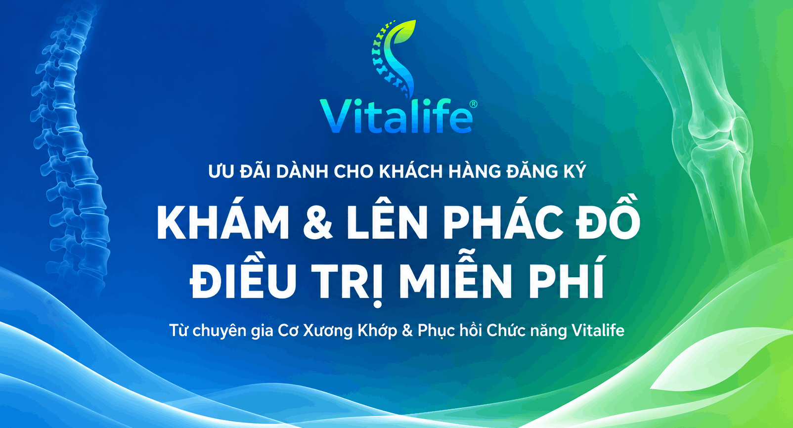 Ưu đãi khám và lên phác đồ điều trị miễn phí